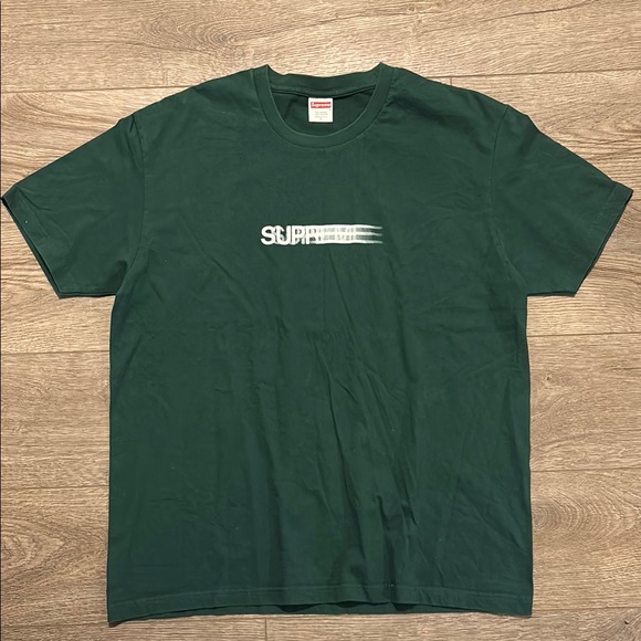 Supreme Green Short Sleeve Tee - Picture 1 of 5